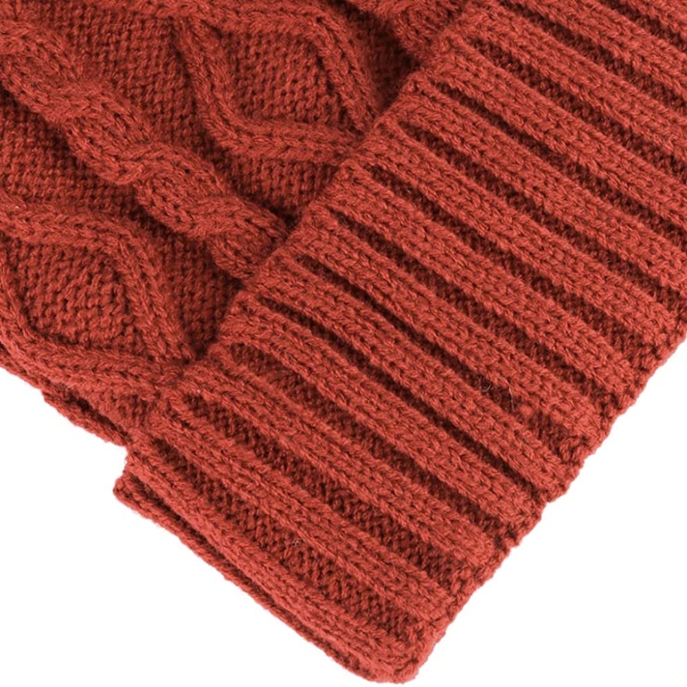 🔥 Women Knit Hat Winter Soft Warm Pom Beanie Fleece Lined Ski Skull Cap - Picture 3 of 6